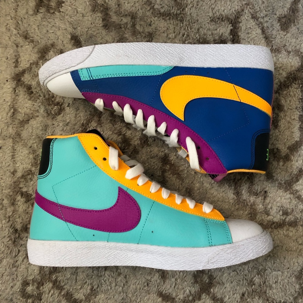 Multicolored Nike Blazer Mids